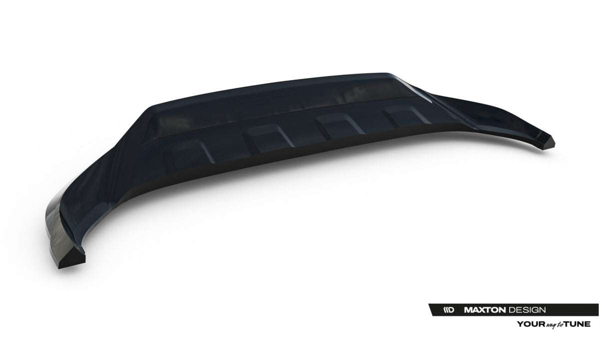 Frontlippe passend für VW Touareg R-Line Mk3 FL schwarz Hochglanz