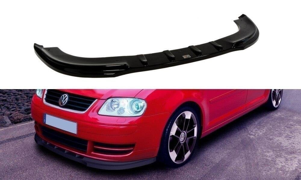 Frontlippe passend für VW Touran Mk1 schwarz Hochglanz