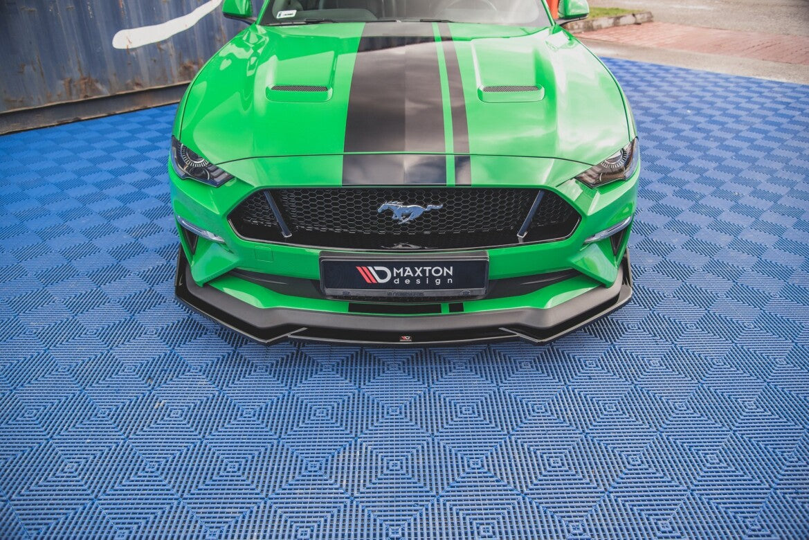 Frontlippe V.1 + Flaps passend für Ford Mustang GT Mk6 FL