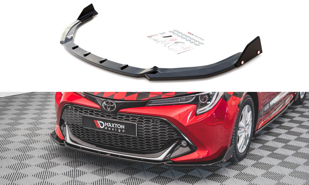 Frontlippe V.1 + Flaps passend für Toyota Corolla GR Sport XII