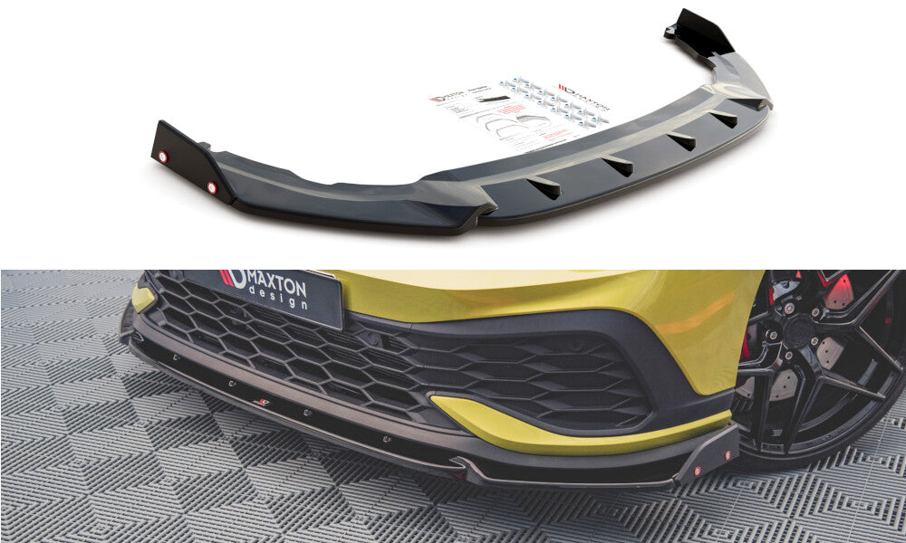 Frontlippe V.1 + Flaps passend für VW Golf GTI Clubsport Mk8