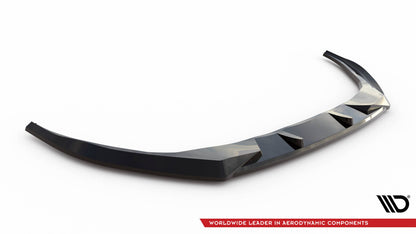 Frontlippe V.1 passend für Audi A3 S-Line Limousine / S3 Limousine 8Y FL schwarz Hochglanz