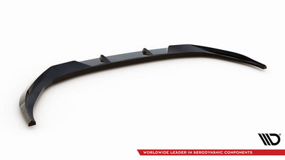Frontlippe V.1 passend für Audi A3 S-Line Limousine / S3 Limousine 8Y FL schwarz Hochglanz