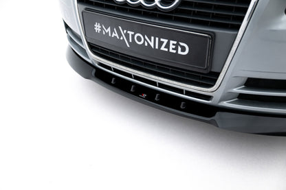Frontlippe V.1 passend für Audi A4 B7 schwarz Hochglanz