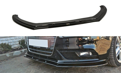Frontlippe V.1 passend für Audi A4 B8 FL schwarz Hochglanz