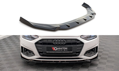 Frontlippe V.1 passend für Audi A4 B9 FL schwarz Hochglanz