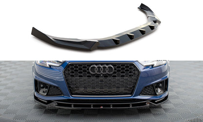 Frontlippe V.1 passend für Audi A4 Competition B9 schwarz Hochglanz