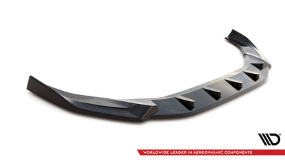 Frontlippe V.1 passend für Audi A4 S-Line / S4 B9 FL schwarz Hochglanz