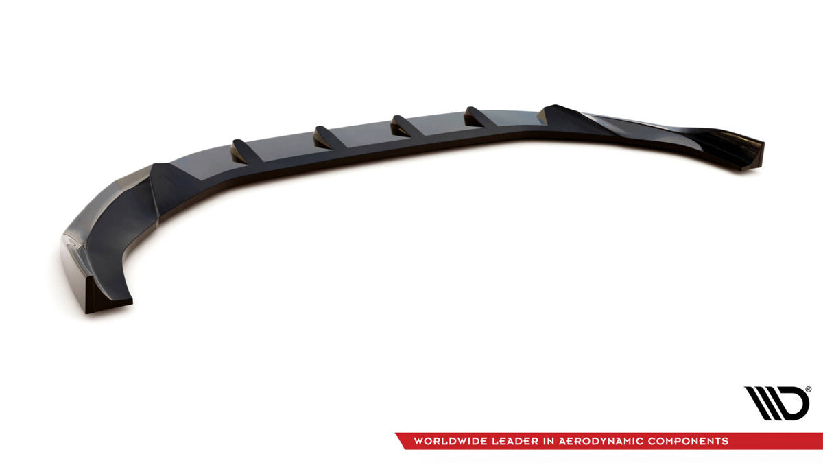 Frontlippe V.1 passend für Audi A4 S-Line / S4 B9 FL schwarz Hochglanz