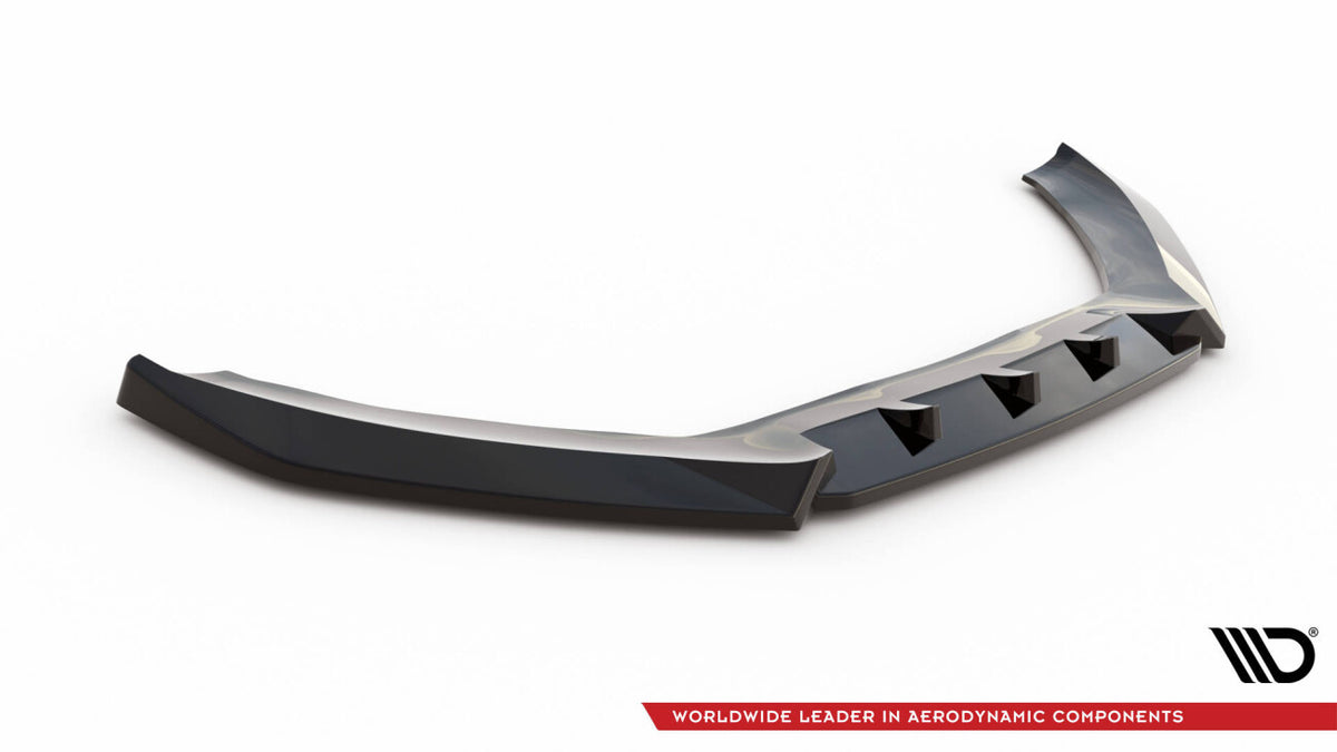 Frontlippe V.1 passend für Audi A5 Coupe / Sportback 8T FL schwarz Hochglanz