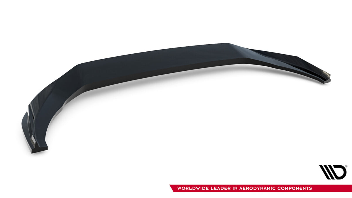 Frontlippe V.1 passend für Audi A5 S-Line / S5 Limousine / Avant B10 schwarz Hochglanz