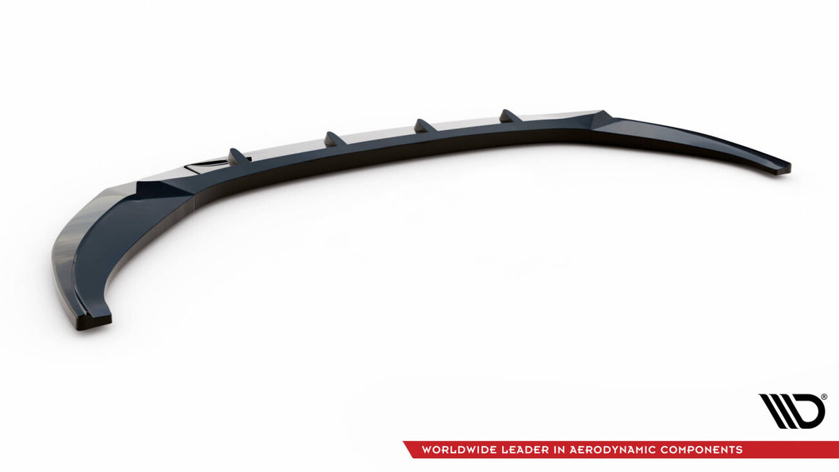 Frontlippe V.1 passend für Audi A6 C8 schwarz Hochglanz
