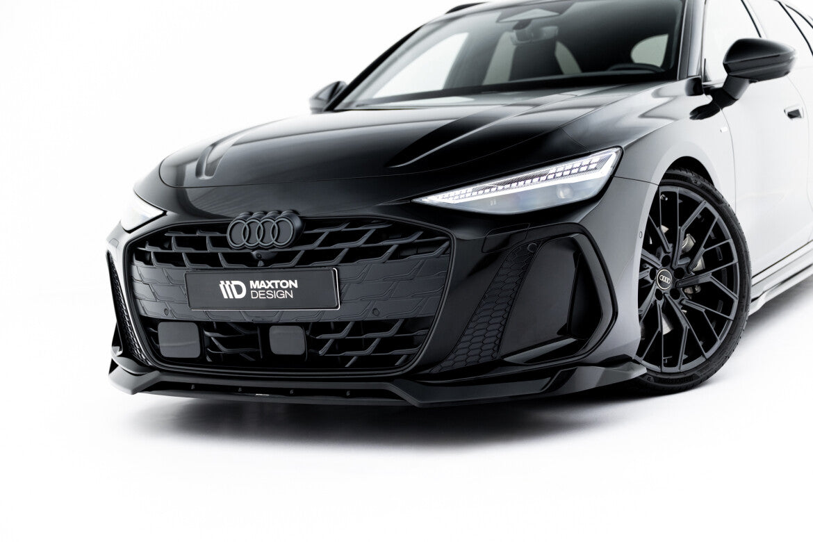 Frontlippe V.1 passend für Audi A6 S-Line C9 schwarz Hochglanz