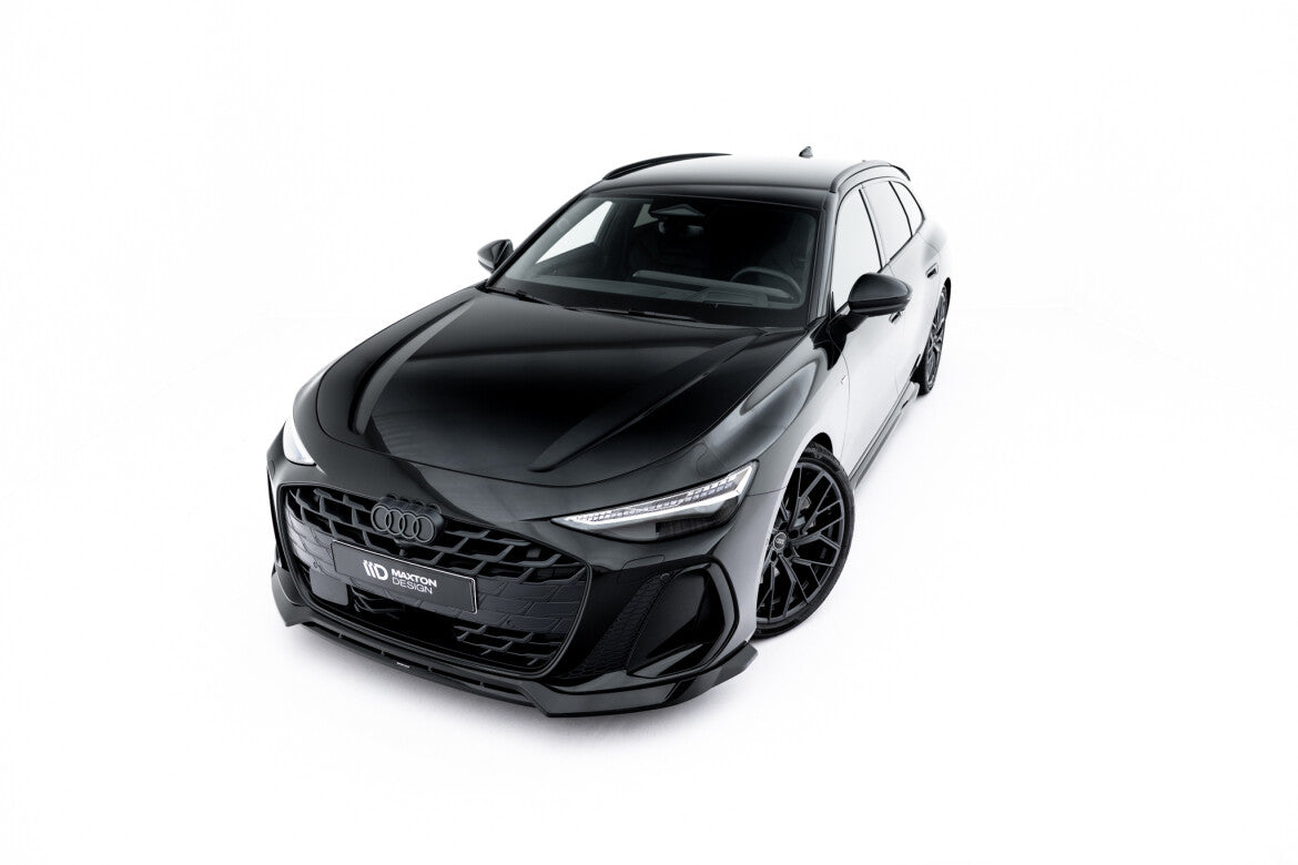 Frontlippe V.1 passend für Audi A6 S-Line C9 schwarz Hochglanz