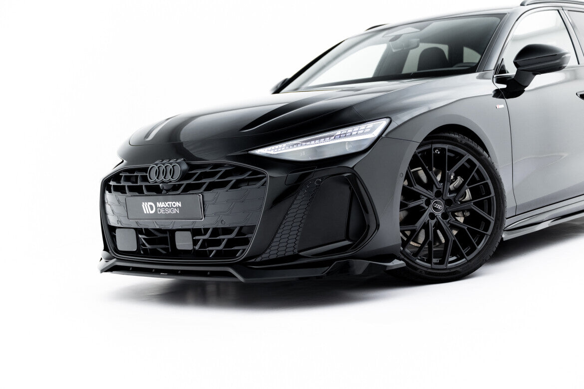 Frontlippe V.1 passend für Audi A6 S-Line C9 schwarz Hochglanz