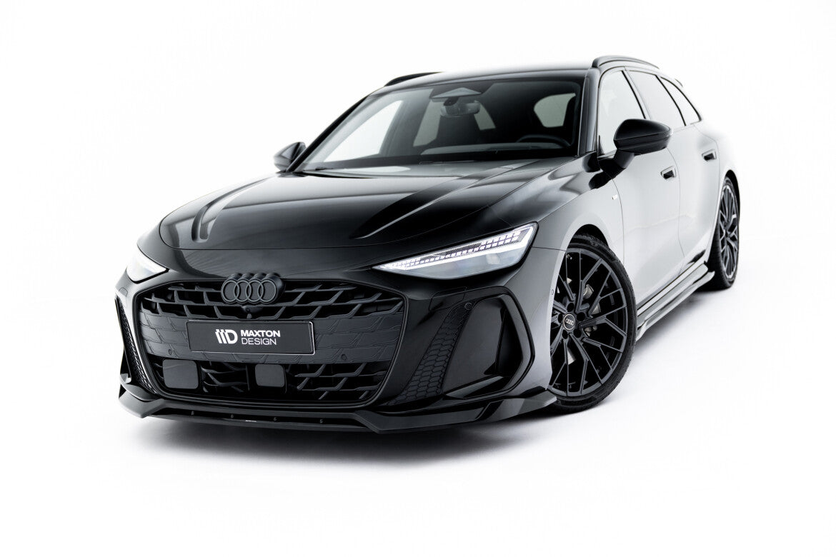 Frontlippe V.1 passend für Audi A6 S-Line C9 schwarz Hochglanz
