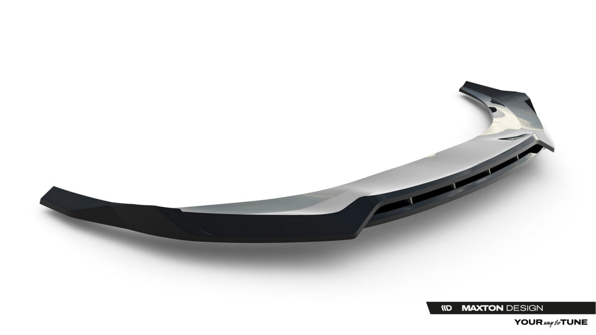 Frontlippe V.1 passend für Audi A6 S-Line C9 schwarz Hochglanz