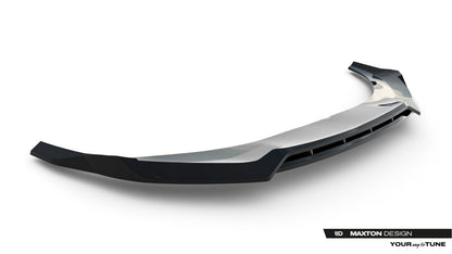 Frontlippe V.1 passend für Audi A6 S-Line C9 schwarz Hochglanz