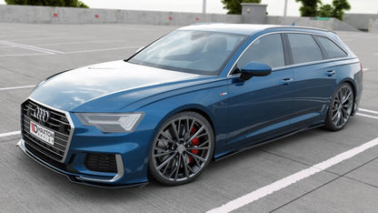 Frontlippe V.1 passend für Audi A6 S-Line / S6 C8 / C8 FL schwarz Hochglanz