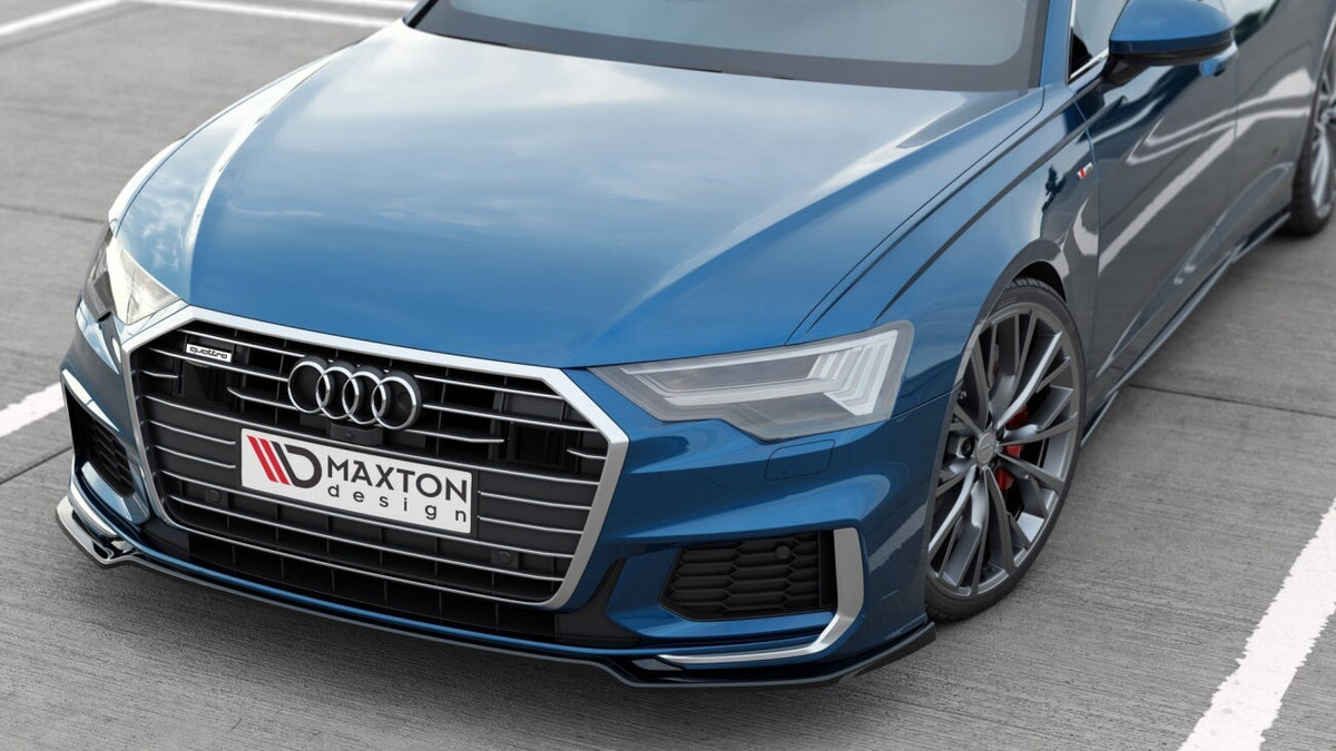 Frontlippe V.1 passend für Audi A6 S-Line / S6 C8 / C8 FL schwarz Hochglanz