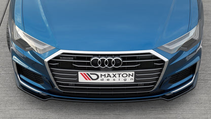 Frontlippe V.1 passend für Audi A6 S-Line / S6 C8 / C8 FL schwarz Hochglanz