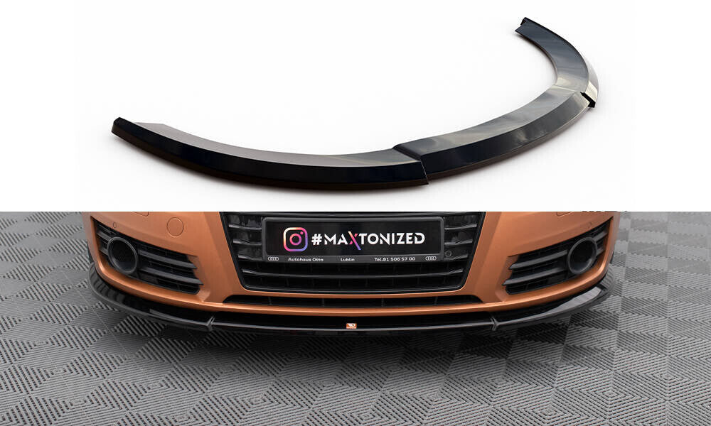 Frontlippe V.1 passend für Audi A7 C7 schwarz Hochglanz