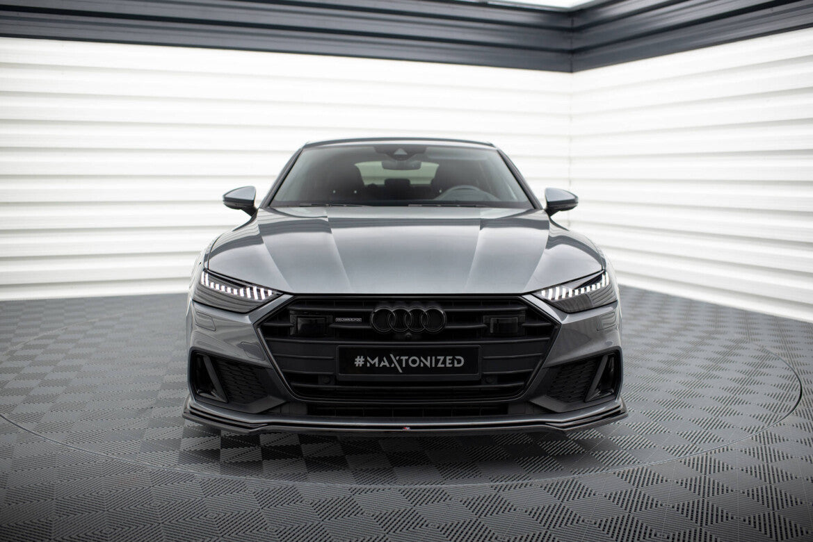 Frontlippe V.1 passend für Audi A7 S-Line C8 / S7 C8 / C8 FL / S7 FL schwarz Hochglanz