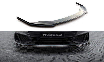 Frontlippe V.1 passend für Audi A7 S-Line C8 / S7 C8 / C8 FL / S7 FL schwarz Hochglanz
