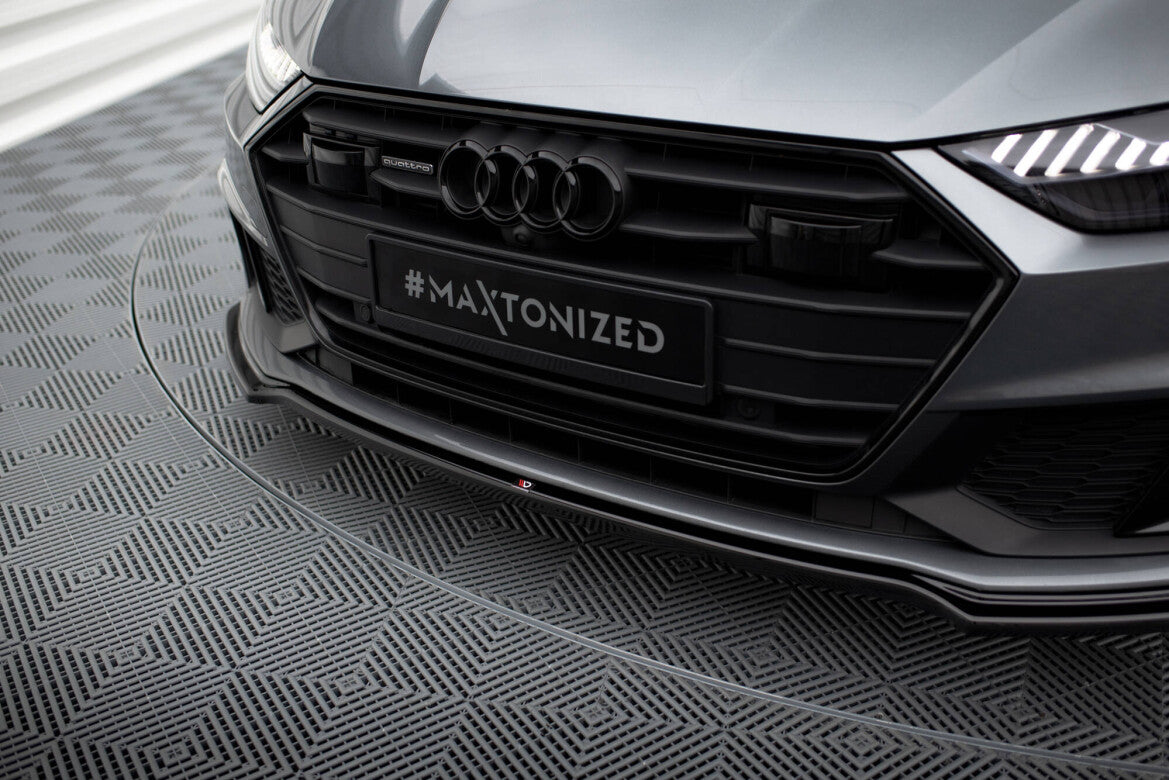 Frontlippe V.1 passend für Audi A7 S-Line C8 / S7 C8 / C8 FL / S7 FL schwarz Hochglanz