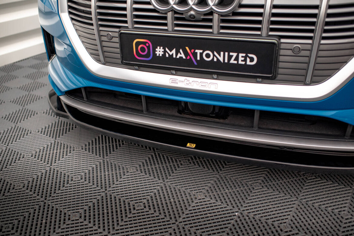 Frontlippe V.1 passend für Audi e-tron schwarz Hochglanz