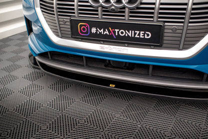 Frontlippe V.1 passend für Audi e-tron schwarz Hochglanz