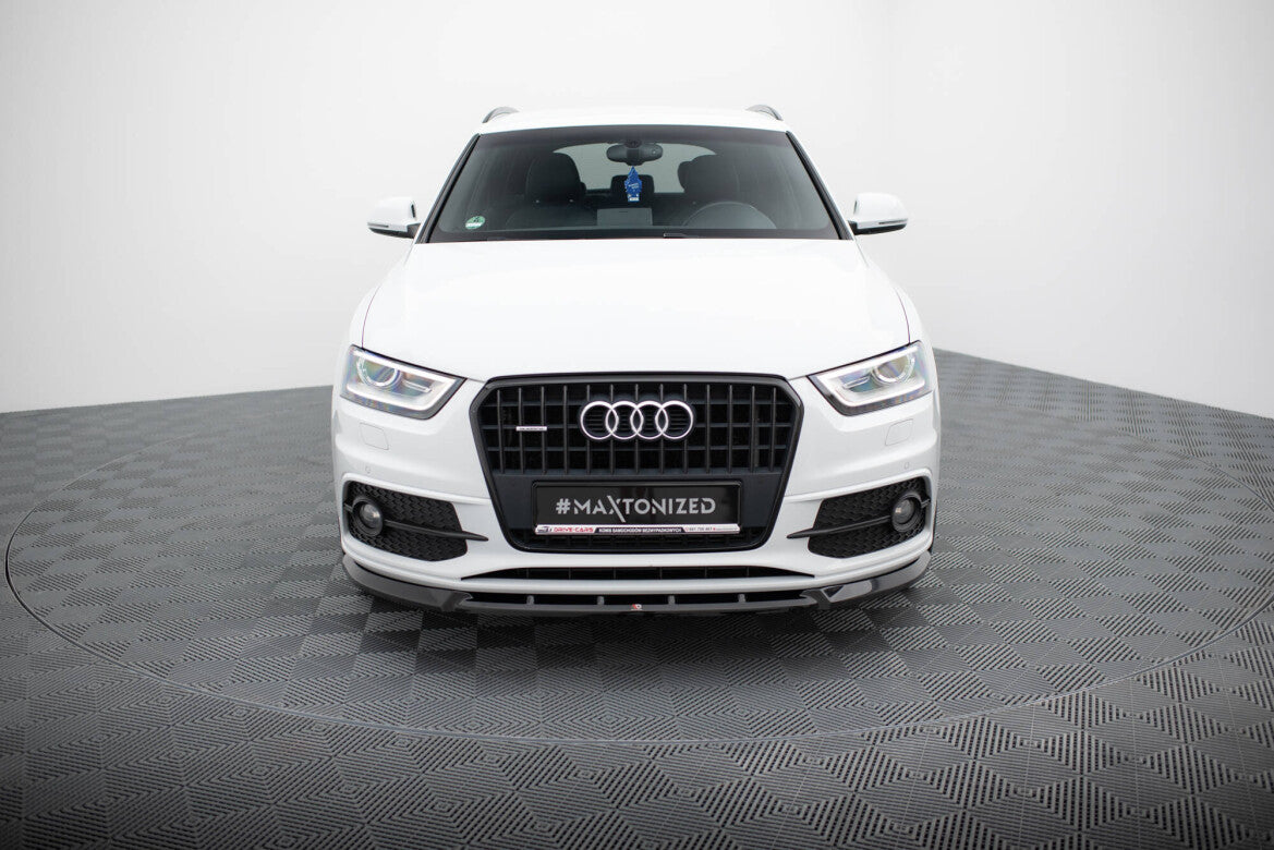 Frontlippe V.1 passend für Audi Q3 S-line 8U schwarz Hochglanz