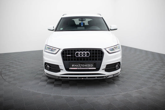 Frontlippe V.1 passend für Audi Q3 S-line 8U schwarz Hochglanz