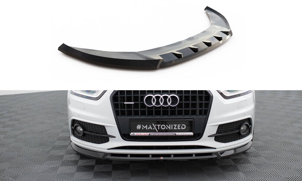 Frontlippe V.1 passend für Audi Q3 S-line 8U schwarz Hochglanz