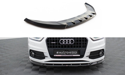 Frontlippe V.1 passend für Audi Q3 S-line 8U schwarz Hochglanz