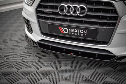 Frontlippe V.1 passend für Audi Q3 Sport 8U FL schwarz Hochglanz