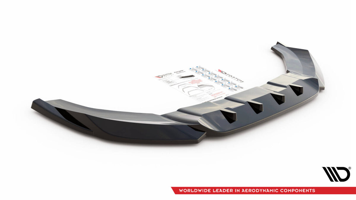 Frontlippe V.1 passend für Audi Q3 Sport 8U FL schwarz Hochglanz