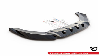 Frontlippe V.1 passend für Audi Q3 Sport 8U FL schwarz Hochglanz