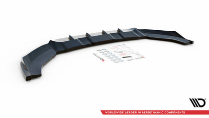 Frontlippe V.1 passend für Audi Q3 Sport 8U FL schwarz Hochglanz