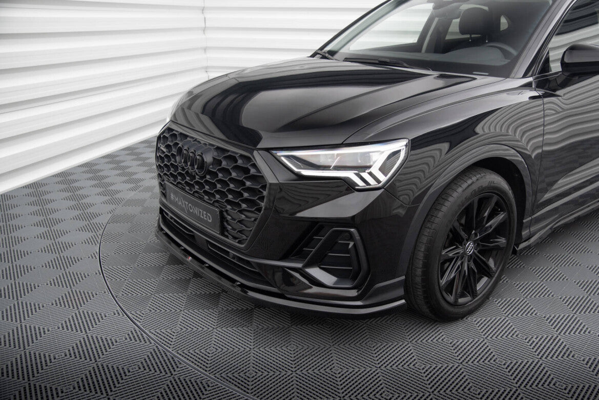 Frontlippe V.1 passend für Audi Q3 Sportback F3 schwarz Hochglanz