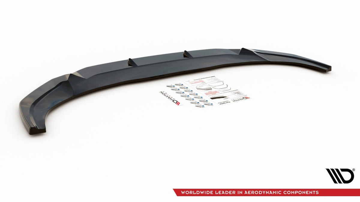 Frontlippe V.1 passend für Audi Q3 Sportback / SUV S-Line F3 schwarz Hochglanz