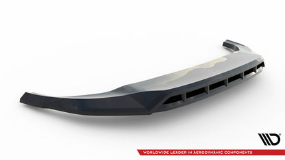 Frontlippe V.1 passend für Audi Q8 S-line / SQ8 Mk1 schwarz Hochglanz