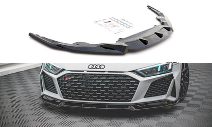 Frontlippe V.1 passend für Audi R8 Mk2 FL schwarz Hochglanz