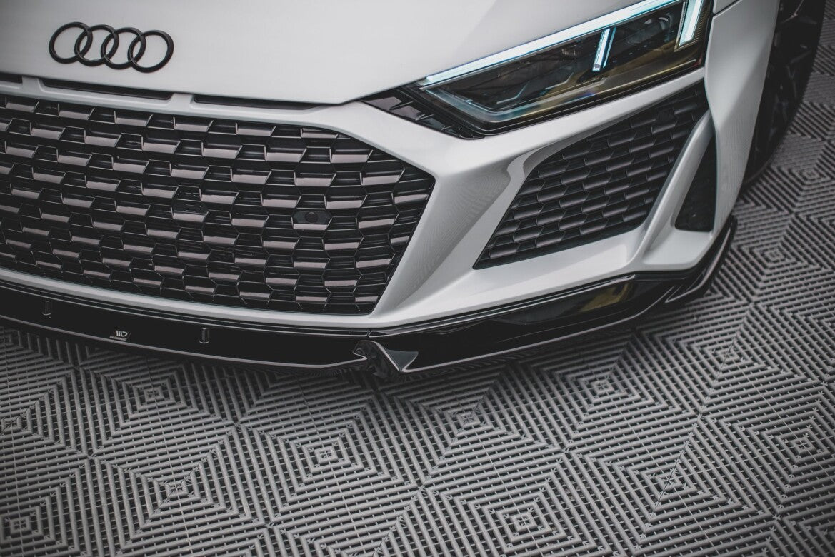 Frontlippe V.1 passend für Audi R8 Mk2 FL schwarz Hochglanz
