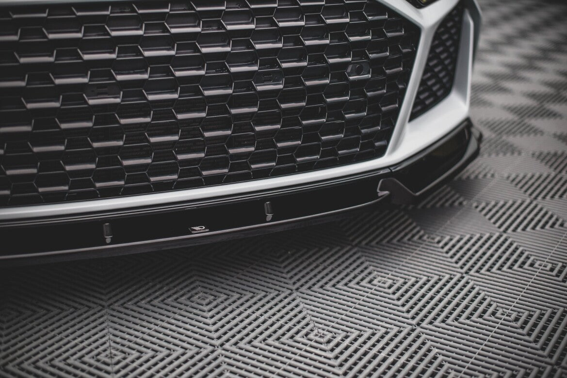 Frontlippe V.1 passend für Audi R8 Mk2 FL schwarz Hochglanz