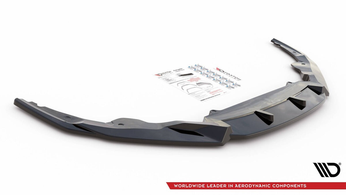 Frontlippe V.1 passend für Audi R8 Mk2 FL schwarz Hochglanz