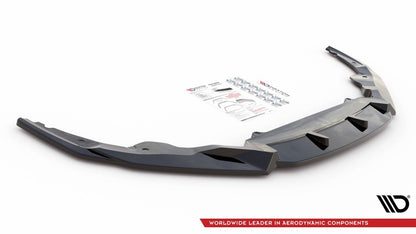 Frontlippe V.1 passend für Audi R8 Mk2 FL schwarz Hochglanz