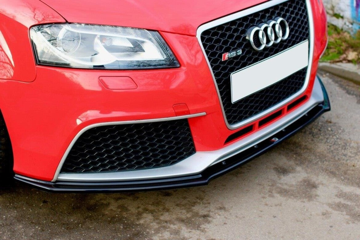 Frontlippe V.1 passend für Audi RS3 8P schwarz Hochglanz
