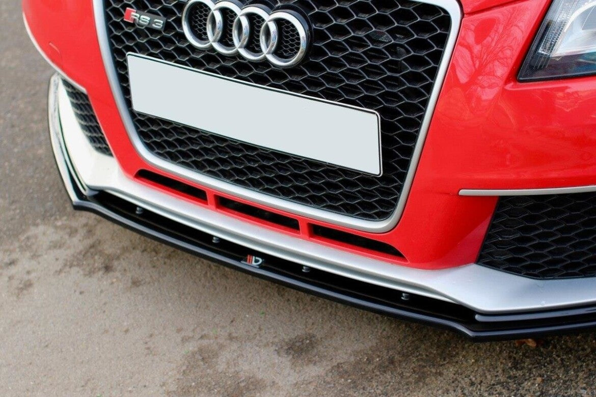 Frontlippe V.1 passend für Audi RS3 8P schwarz Hochglanz