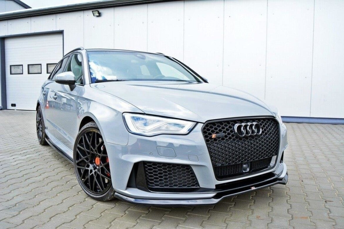 Frontlippe V.1 passend für Audi RS3 8V Sportback schwarz Hochglanz